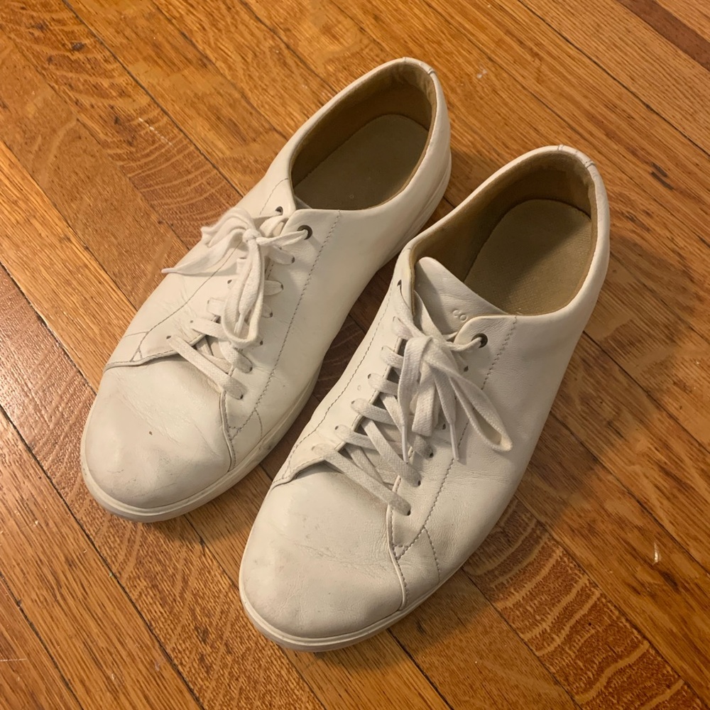 Cole Haan White Leather Sneakers